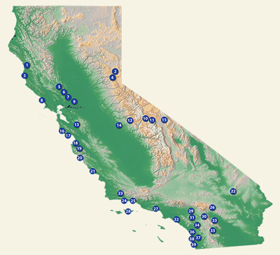 Map UC Natural Reserve System.